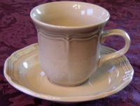Mikasa COUNTRY HOME Brown Cup & Saucer Set #DN800